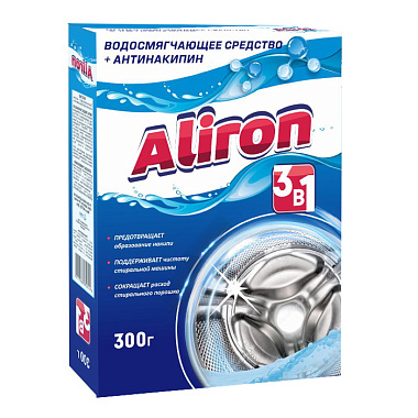 Водосмягчающее средство+антинакипин Aliron 3в1 300г