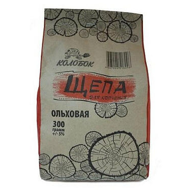 Щепа для копчения Колобок Ольховая 300г