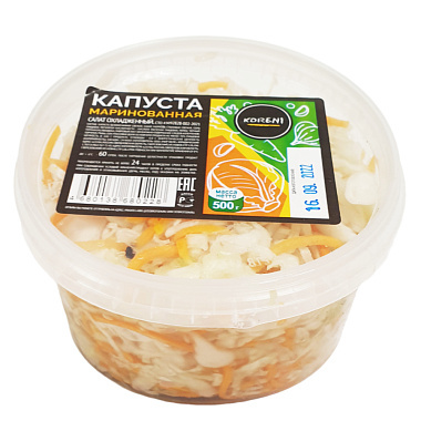 Капуста маринованная Koreni 500г