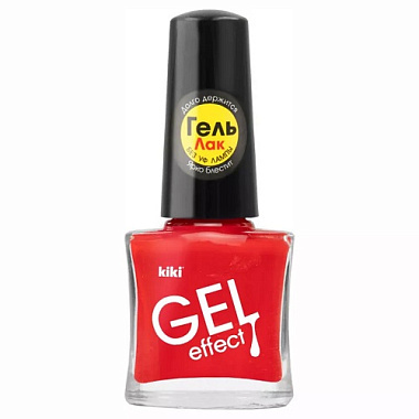 Лак для ногтей Kiki Gel Effect 6мл тон 079 алый
