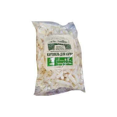 Картофель для жарки Зеленые просторы замороженный 1кг