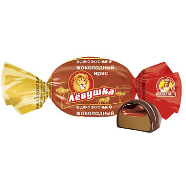 Конфеты Лёвушка шоколадный ирис Славянка 1кг вес