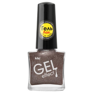 Лак для ногтей Kiki Gel Effect 6мл тон 085 кофе с молоком
