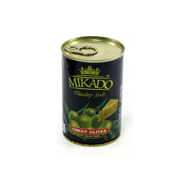 Оливки зеленые без костей ключ Микадо 300мл