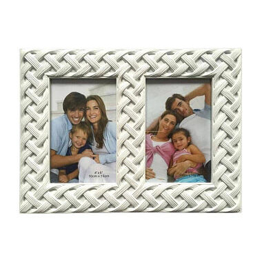 Фоторамка Две половинки 28x5x21x1,1см декоративная из полипропилена