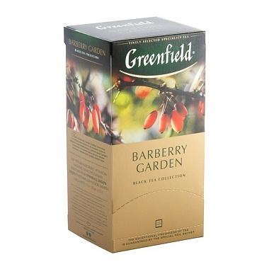 Чай черный Гринфилд Барбери Гарден 25 пакетов по 1,5г