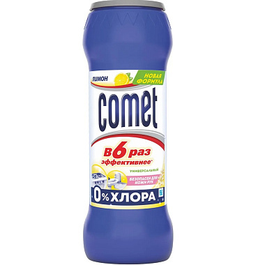 Чистящий порошок Comet без хлора 475г лимон/утрненняя роса