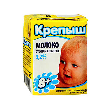 БЗМЖ Молоко детское Крепыш 3,2% 200г