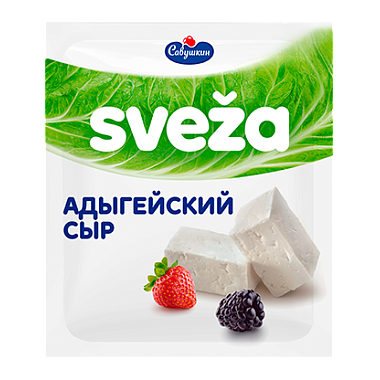 Сыр Sveza Адыгейский мягкий 45% 300г