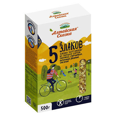 Хлопья 5 злаков Алтайская сказка 500г