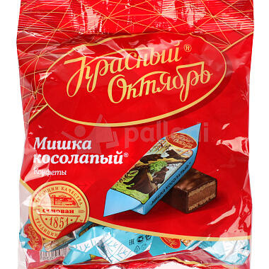 Конфеты Мишка косолапый 200г Красный Октябрь