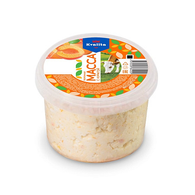 БЗМЖ Масса творожная Kvalita 23% 450г с курагой