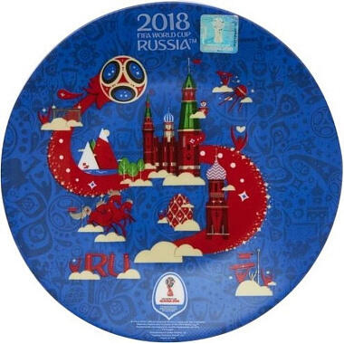 Тарелка FIFA Забивака фарфоровая 19см