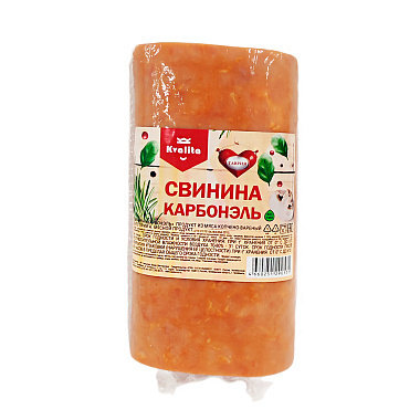 Свинина Kvalita Карбонэль варено-копченая 1кг вес