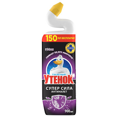 Чистящее средство для унитаза Туалетный Утенок 900мл Антиналет