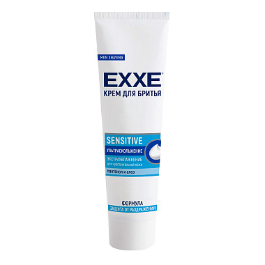 Крем для бритья Exxe Sensitive 100мл для чувствительной кожи
