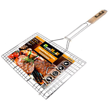 Решетка Гриль Твой пикник 34x22x2см хром универсальная