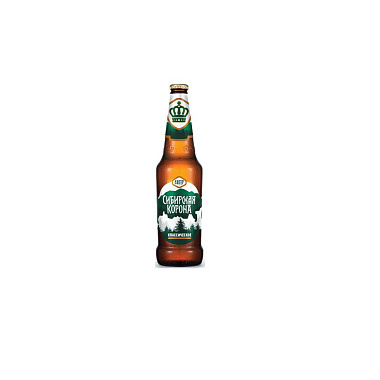 Пиво Сибирская Корона классическое светлое стекло 0,45л 5,3%