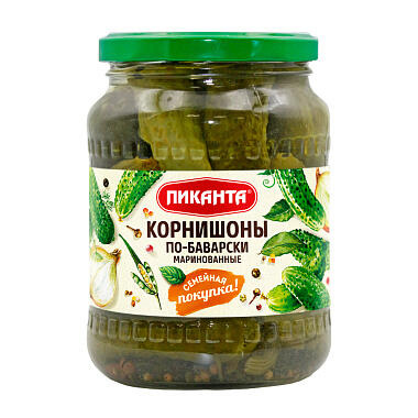 Корнишоны Пиканта По-Баварски 700г
