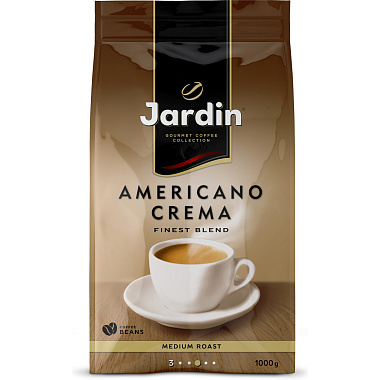 Кофе зерновой Жардин Американо Крема жареный 250г