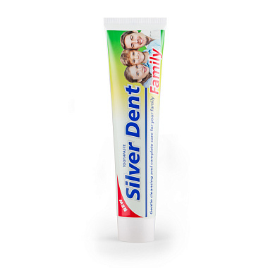 Зубная паста Silver Dent 170г Семейная