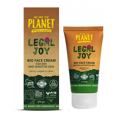 Крем для лица We are the planet 50мл Legal Joy для сухой и чувствительной кожи/Forever Young Омолаживающий