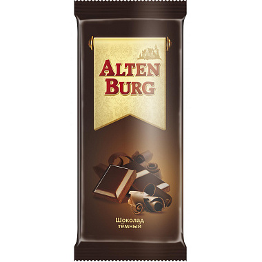 Шоколад Алтен Бург темный/молочный 100г