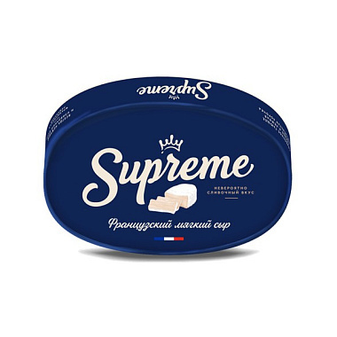 БЗМЖ Сыр Supreme мягкий с белой плесенью 60% 125г