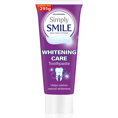 Зубная паста Simply Smile 250мл Отбеливающая