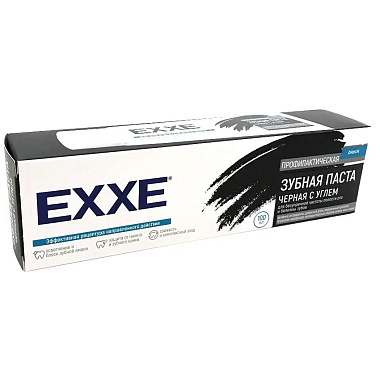 Зубная паста Exxe 100мл черная с углем