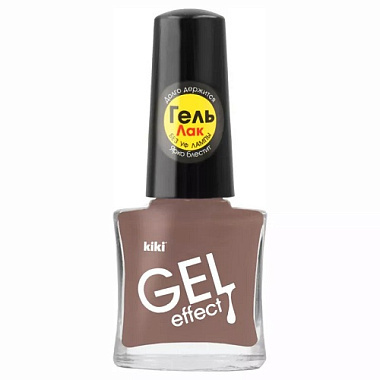 Лак для ногтей Kiki Gel Effect 6мл тон 068 молочный шоколад