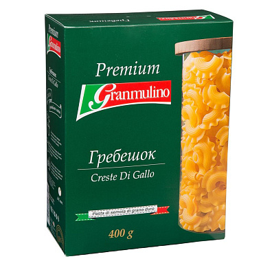 Макароны Granmulino Premium гребешок 800г