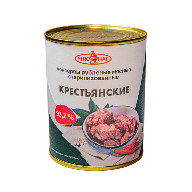 Консервы Крестьянские закладка 93,2% 0,338г