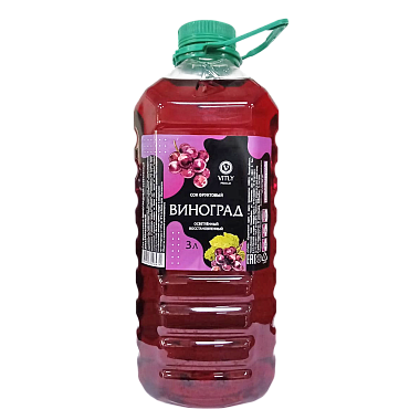 Сок Vitly 3л Виноградный