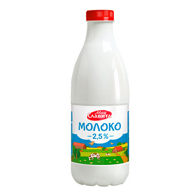 БЗМЖ Молоко Моя Славита 2,5% 0,9л