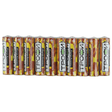 Батарейки солевые Трофи R06-10S АА 10шт