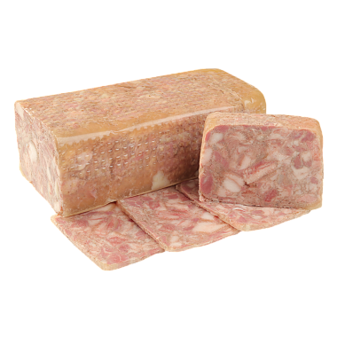 Мясо прессованное из свинины кат Б копчено-вареная 1кг