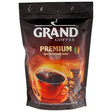 Кофе растворимый Grand Premium 450г гранулы