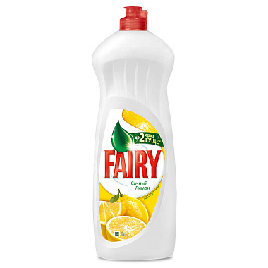 Средство для мытья посуды Fairy сочный лимон 900мл