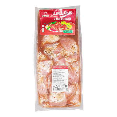 Шашлык Кавказский свиной охлажденный 1кг вес