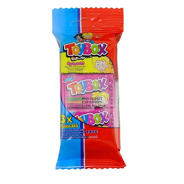 Жевательная резинка с игрушкой Toybox 15г фруктовая