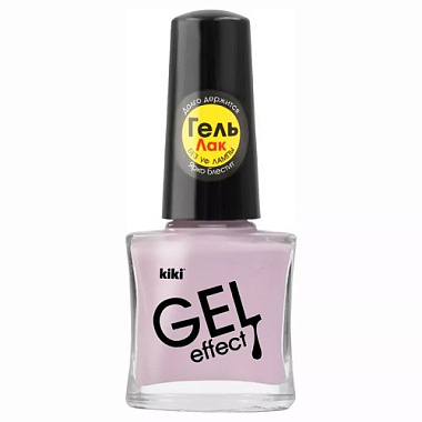 Лак для ногтей Kiki Gel Effect 6мл тон 080 бледно-розовый