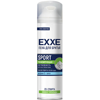 Пена для бритья Exxe Sport Energy 200мл cool effect