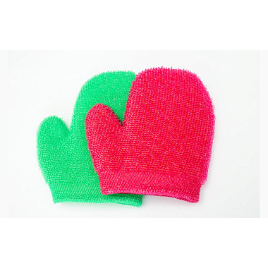 Мочалка для тела Варежка 23x15см