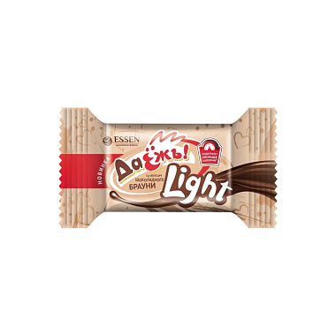 Конфеты Даёжъ! Light со вкусом шоколадного брауни 1кг вес