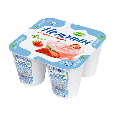 БЗМЖ Йогуртный продукт Нежный Кампина 1,2% 100г