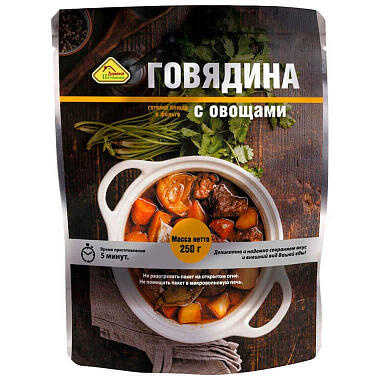 Говядина с овощами Деревня Потанино 250г