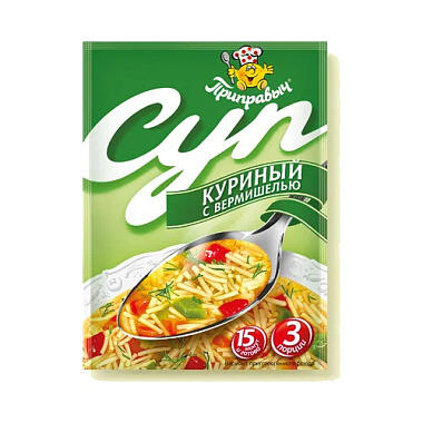 Суп Приправыч куриный с вермишелью 60г