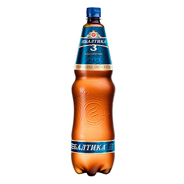 Пиво Балтика №3 светлое 4,8% 1,35л