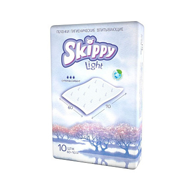 Пеленки гигиенические для детей Skippy light 30шт 60*90см